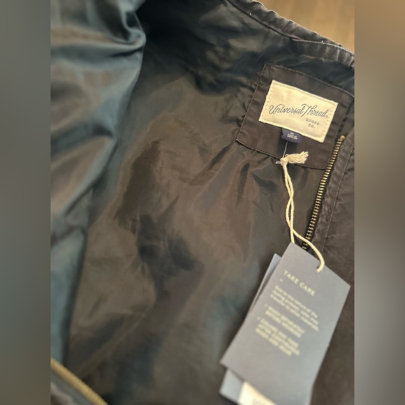 Universal thread Women's Jacket Long sleeve Cotton Twill Full zip Size M - Picture 7 of 9